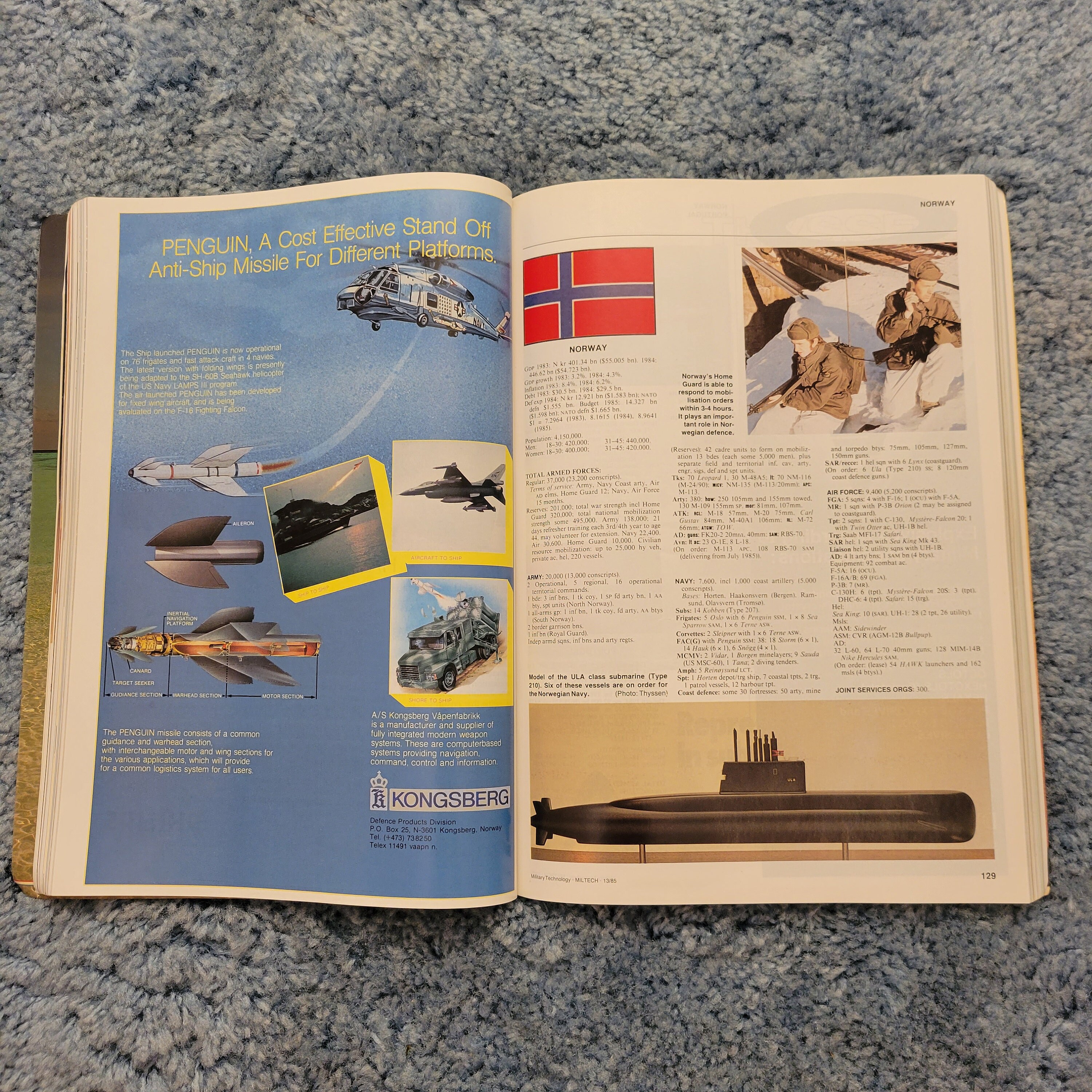 MILITARY TECHNOLOGY MAGAZINE - 1985 - Volume Ix - Issue 13 - Etsy