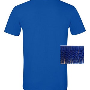 Youth Hebrew Israelite Shirts w/ Fringes and a Ribbon of Blue. Royal Blue