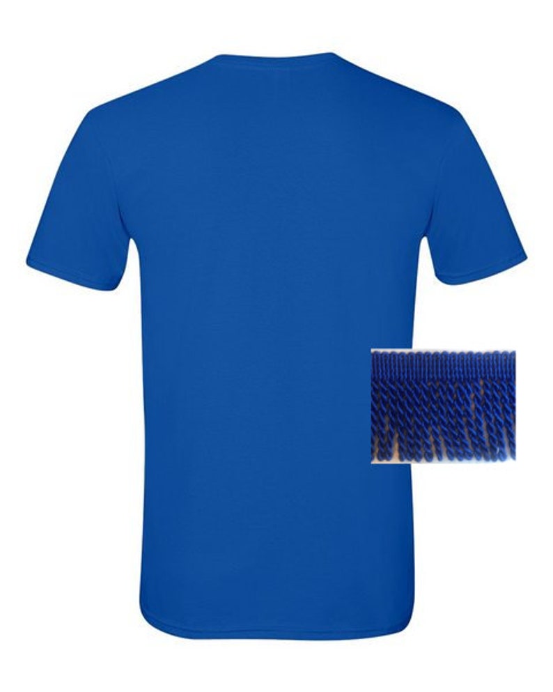 Youth Hebrew Israelite Shirts w/ Fringes and a Ribbon of Blue. Royal Blue