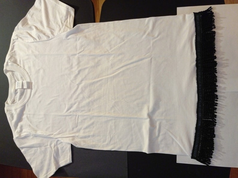 Made to Order Bundle 4 Hebrew Israelite Shirt with White or Black Fringes