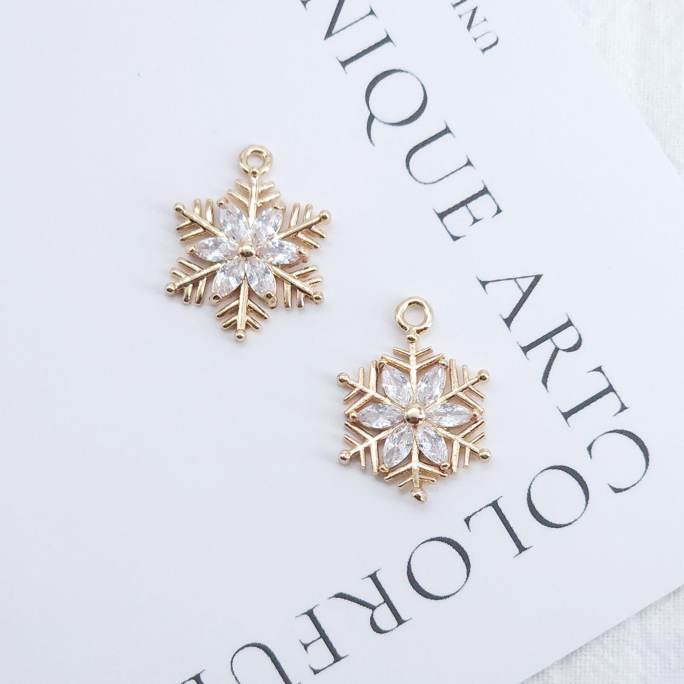 EVER FAITH Set di orecchini a forma di collana di Natale