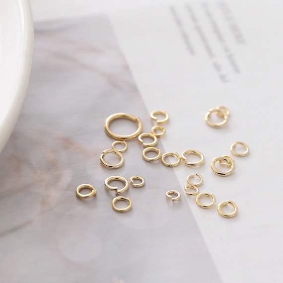 Gold Jump Rings For Jewelry Making 970Pcs Stainless Steel Jump Rings O Ring Mental - Foto 7