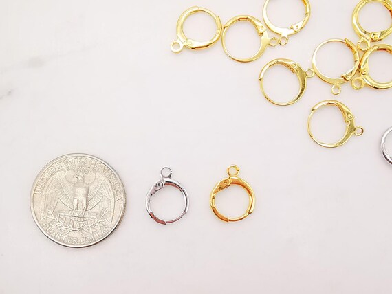 Orecchini A Cerchio In Oro 18 Carati Per Donna In Acciaio Inox - Foto 6