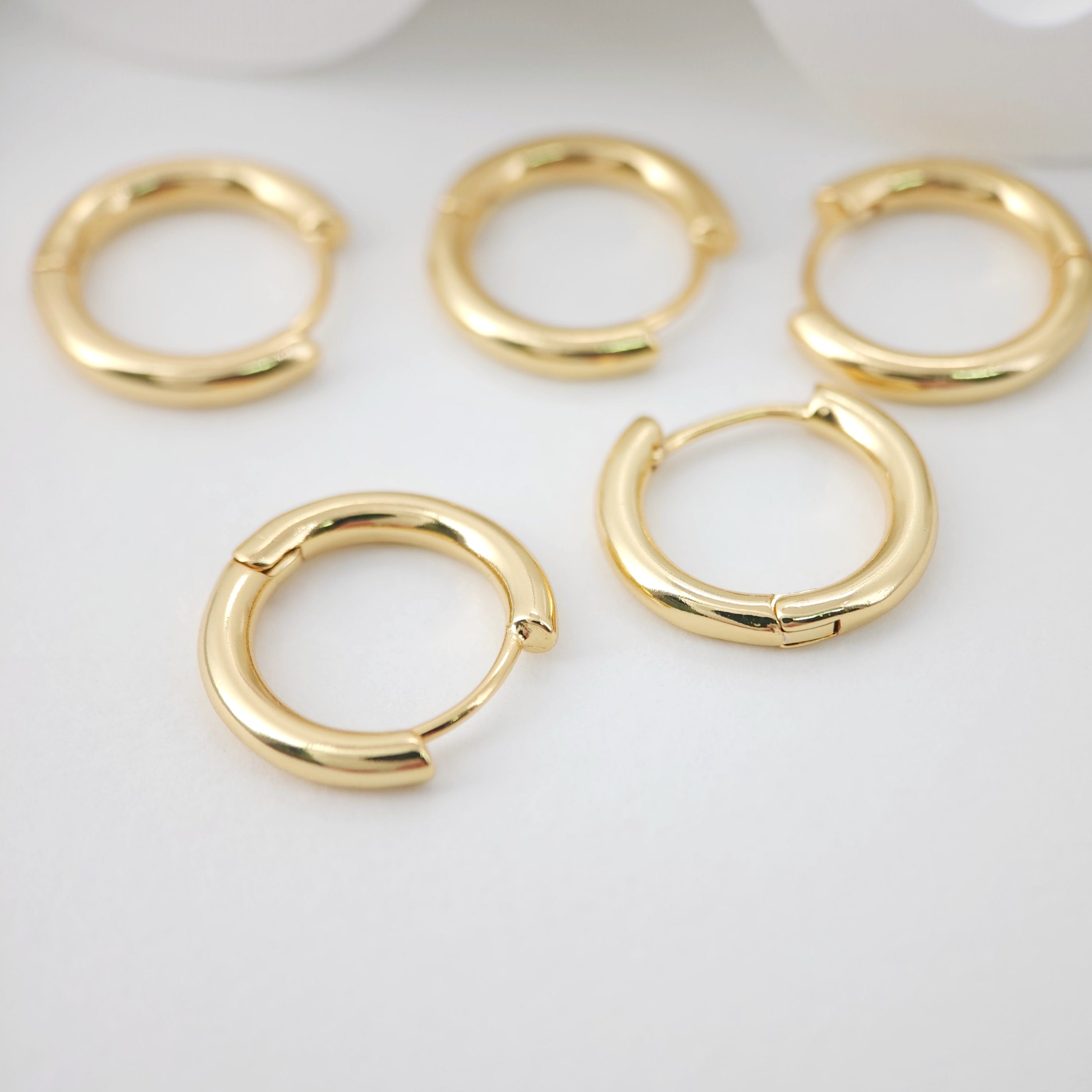 18k gold earrings - Etsy 日本