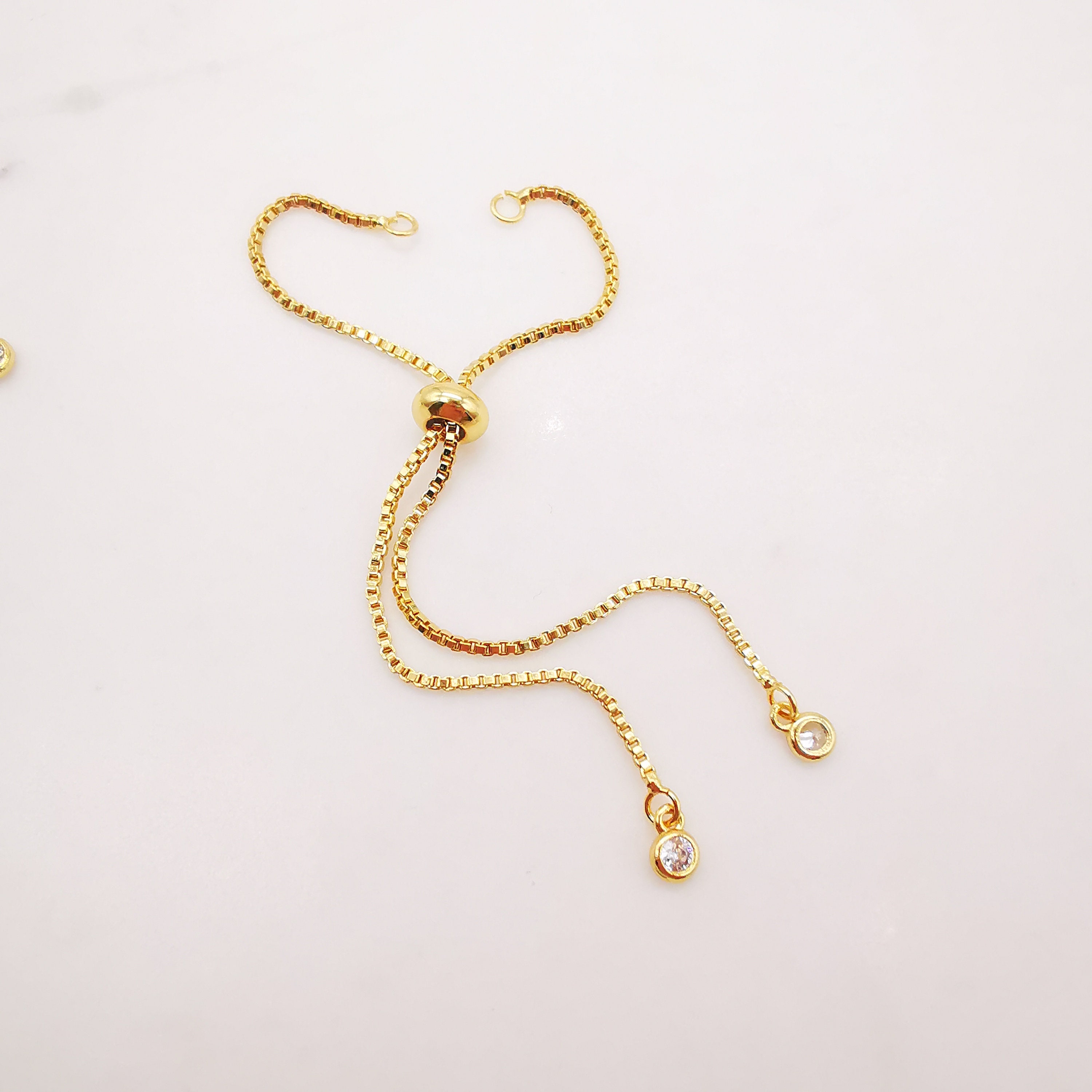 5PCS Adjustable Bracelet Making Chain For Making 18K Gold | Etsy