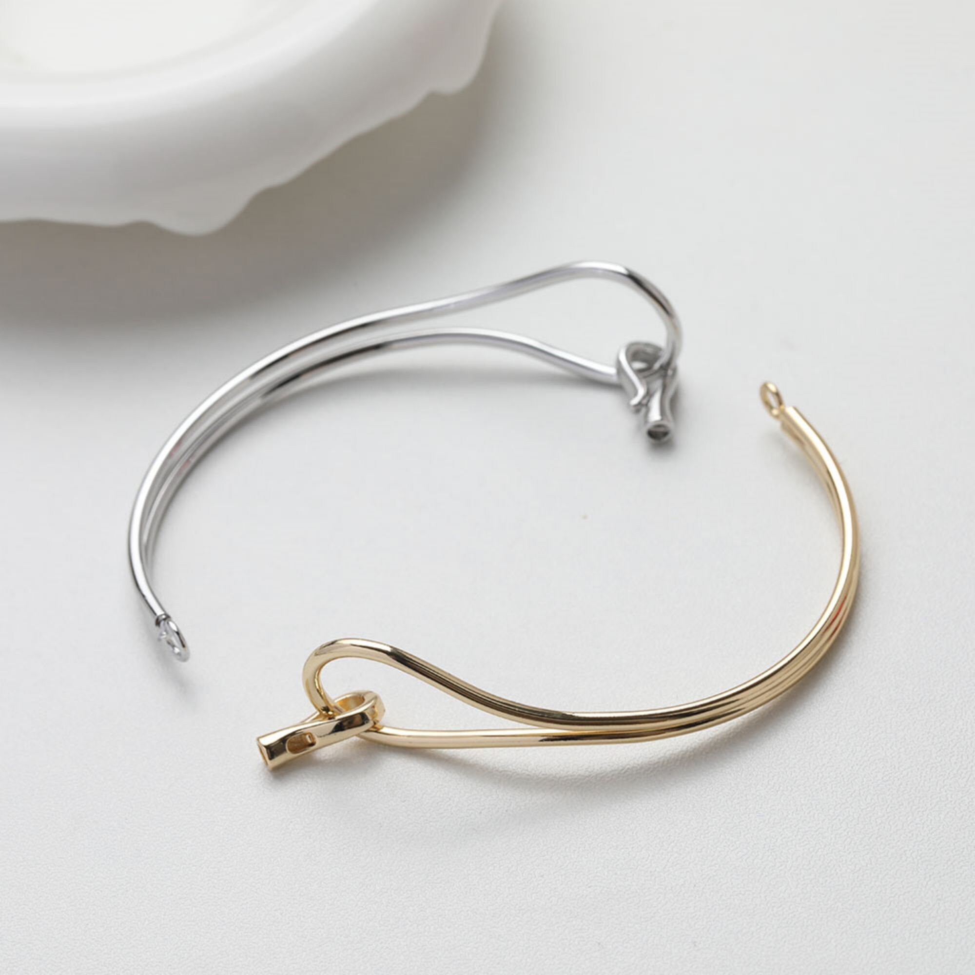 Bracelet Link Connector, Link Chain Connector, 14K Gold