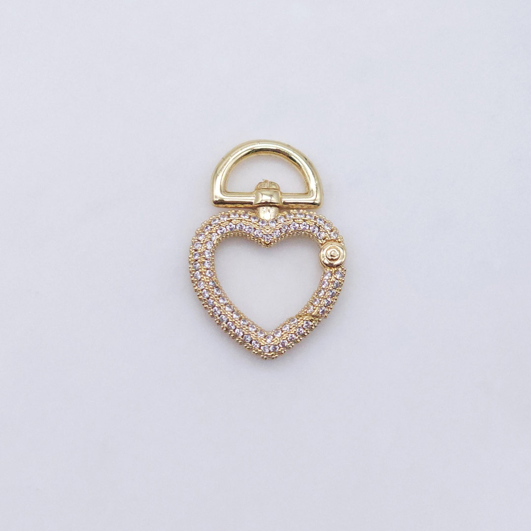 Trianon Heart Link Bracelet In Gold - J.hoffman's - Foto 11