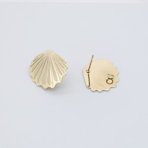 10pcs Gold Leaf  Earring Post With Loop, Nickel Free Earrings, Ear Stud Loop, Hypoallergenic Earring Findings ZX104