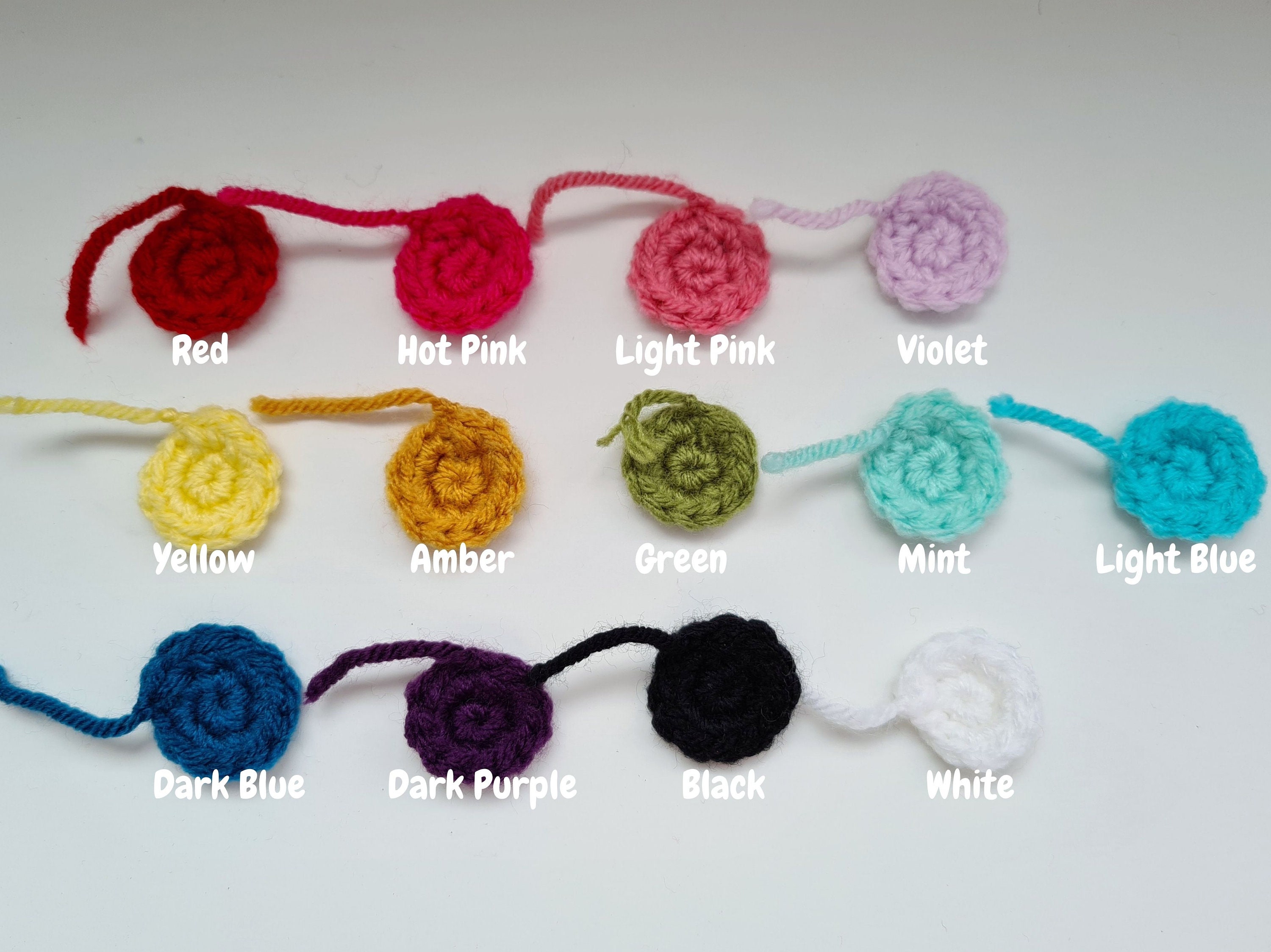 TwoWoollyBees Ready to Ship Crochet Roller Skate Key Ring - Made in Australia from 100% Organic Cotton