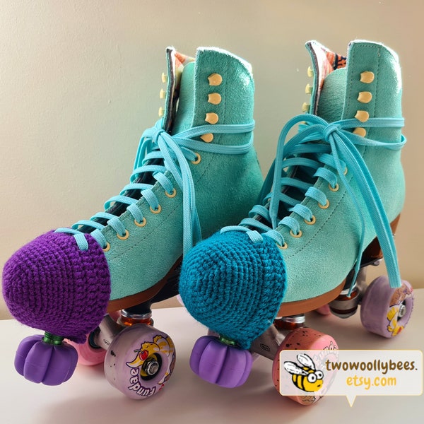 Crochet Roller Skate Toe Guards - roller skate accessories