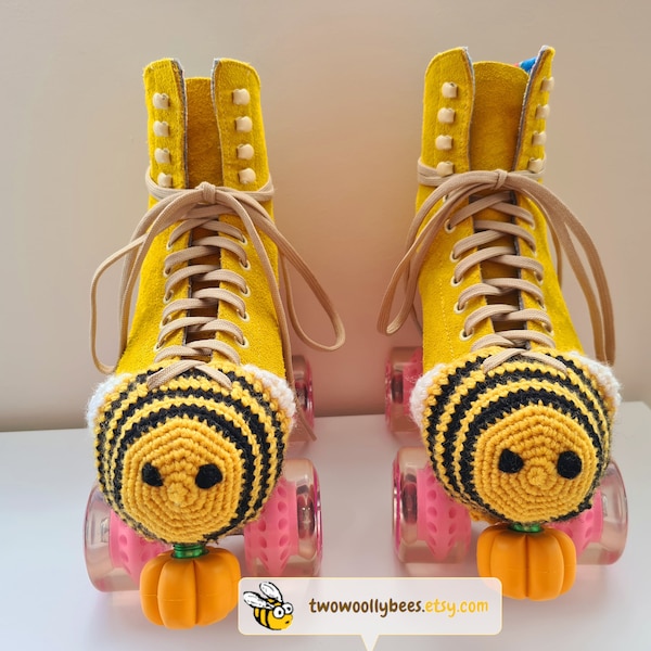 Bees Roller Skate Toe Guards - roller skate accessories