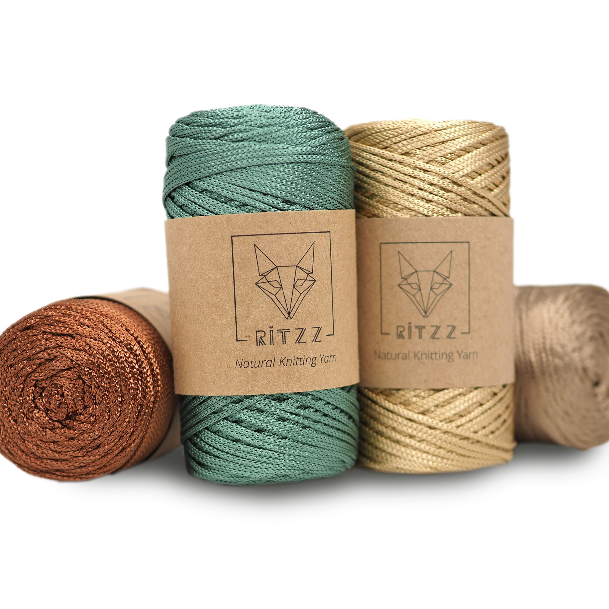 100% Cotton Crochet Yarn for Bag,2mm x 162 Yards,Macrame Cord,Chunky Yarn  for Crocheting Handbag, Purse,Blankets Crafts Projects (Yellow) Yellow