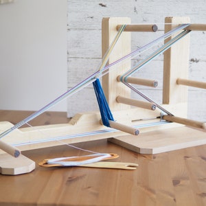 Handmade Pinewood Inkle Loom: Weaving Craft Tool