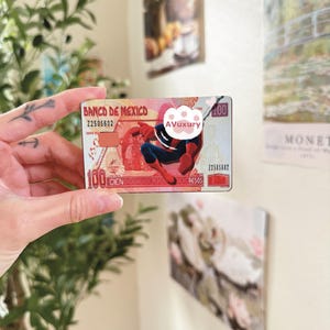 Man Spider 100 Mexican Peso Sticker - Waterproof Vinyl Decal