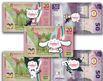 Naklejka Sanriho Mexican Bill w kwadratowym kształcie – wodoodporna naklejka winylowa