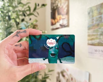 Cursed Plankton Meme Sticker - Waterproof Vinyl Decal