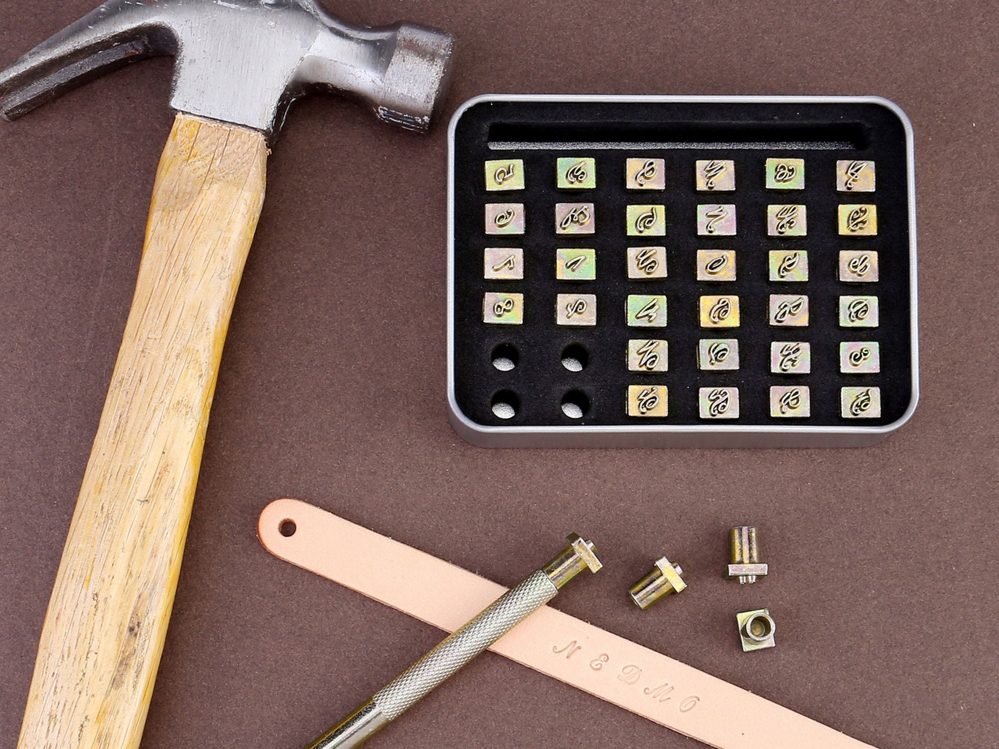 26 Letters Alphabet & 10 Numbers Leather Stamping Tool Kit/ Etsy