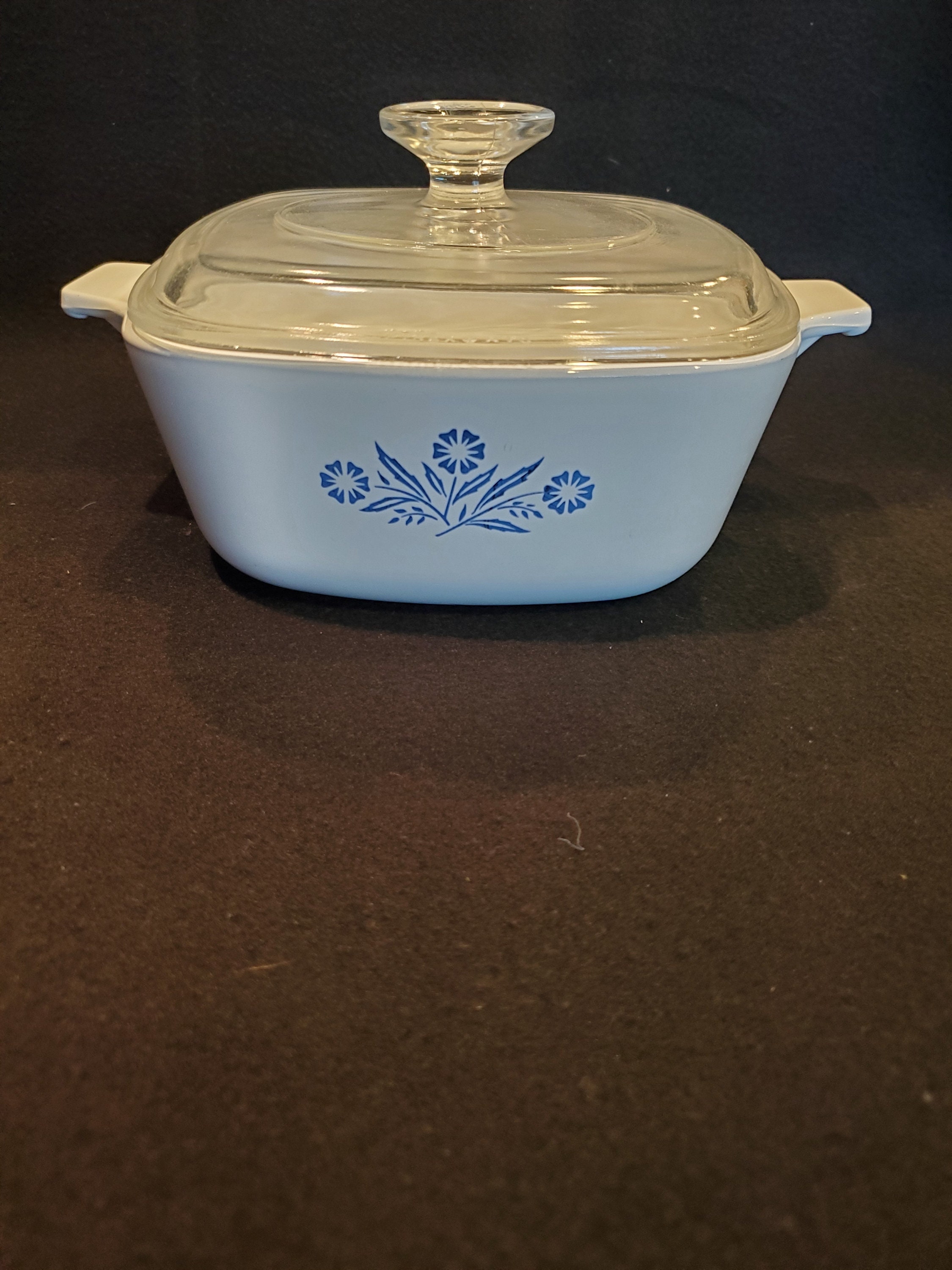 Vintage 4th Generation 196669 Corningware Blue Corn Flower Etsy