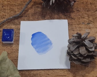 Aquarelle Artisanale faite à la main - Bleu Lavande - Qualité Fine Artiste - Pour la peinture et la calligraphie