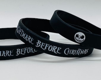 1 The NIGHTMARE BEFORE CHRISTMAS Bracelet Birthday Party Wristband