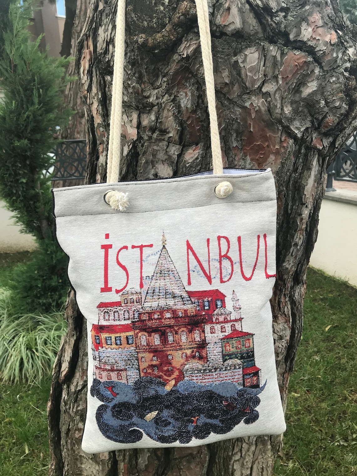 Tote bag İstanbul Pattern Bag Etsy