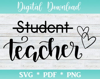 Download Teacher Student Svg Etsy