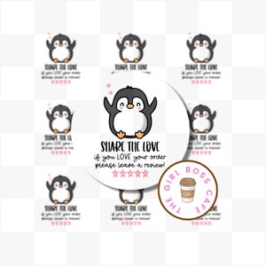 If You Love Your Order Leave A Review Stickers | 2 inch Stickers | Small Business Stickers | Packaging Stickers | Wholesale Stickers