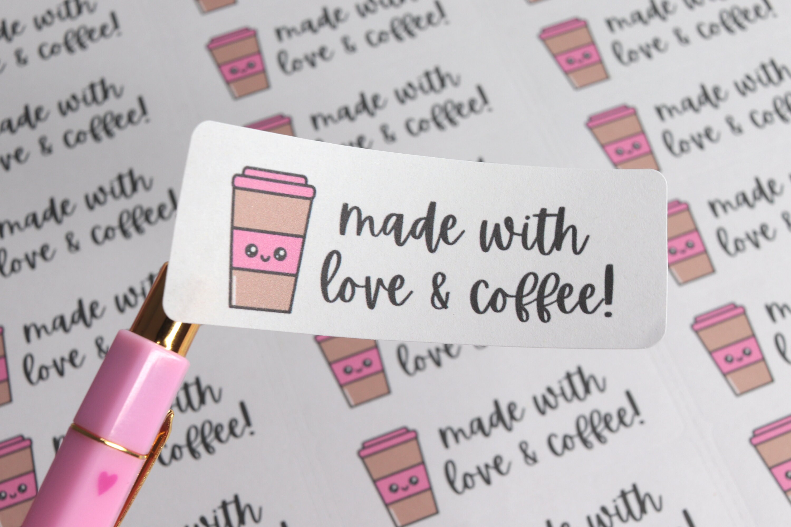 Cute Mailing Labels Packaging Labels Matte White Stickers | Etsy