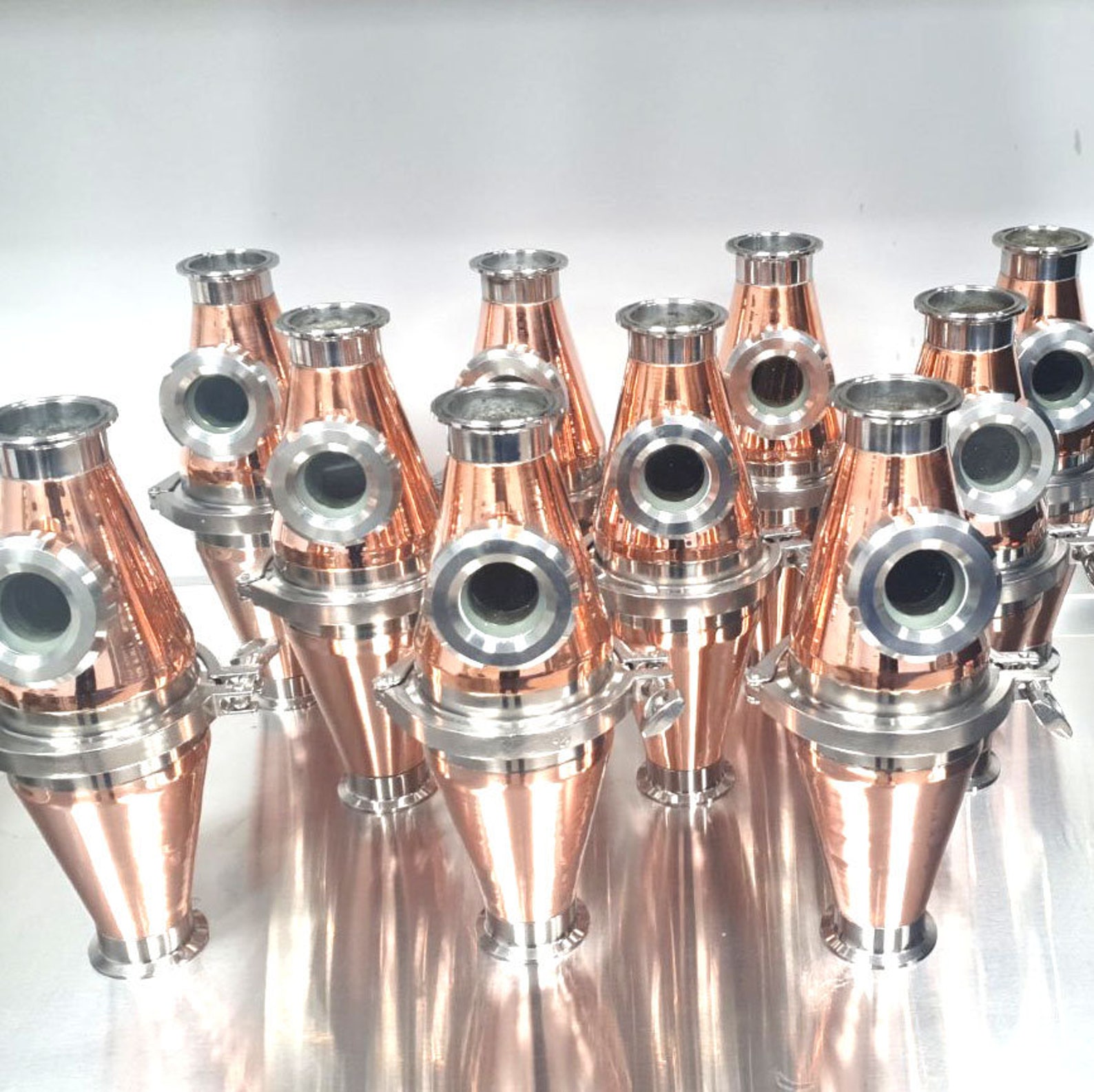 Copper Torpedo Bubble Plate Distillation stage column still Etsy