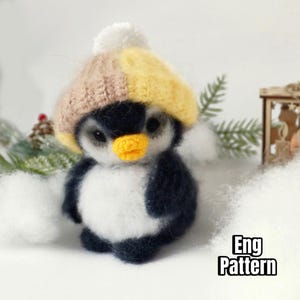 Amigurumi Häkelanleitung Pinguin, Amigurumi ausgestopfter Pinguin Pdf, Häkelanleitung, Spielzeug Weihnachtsgeschenk, Häkelanleitung