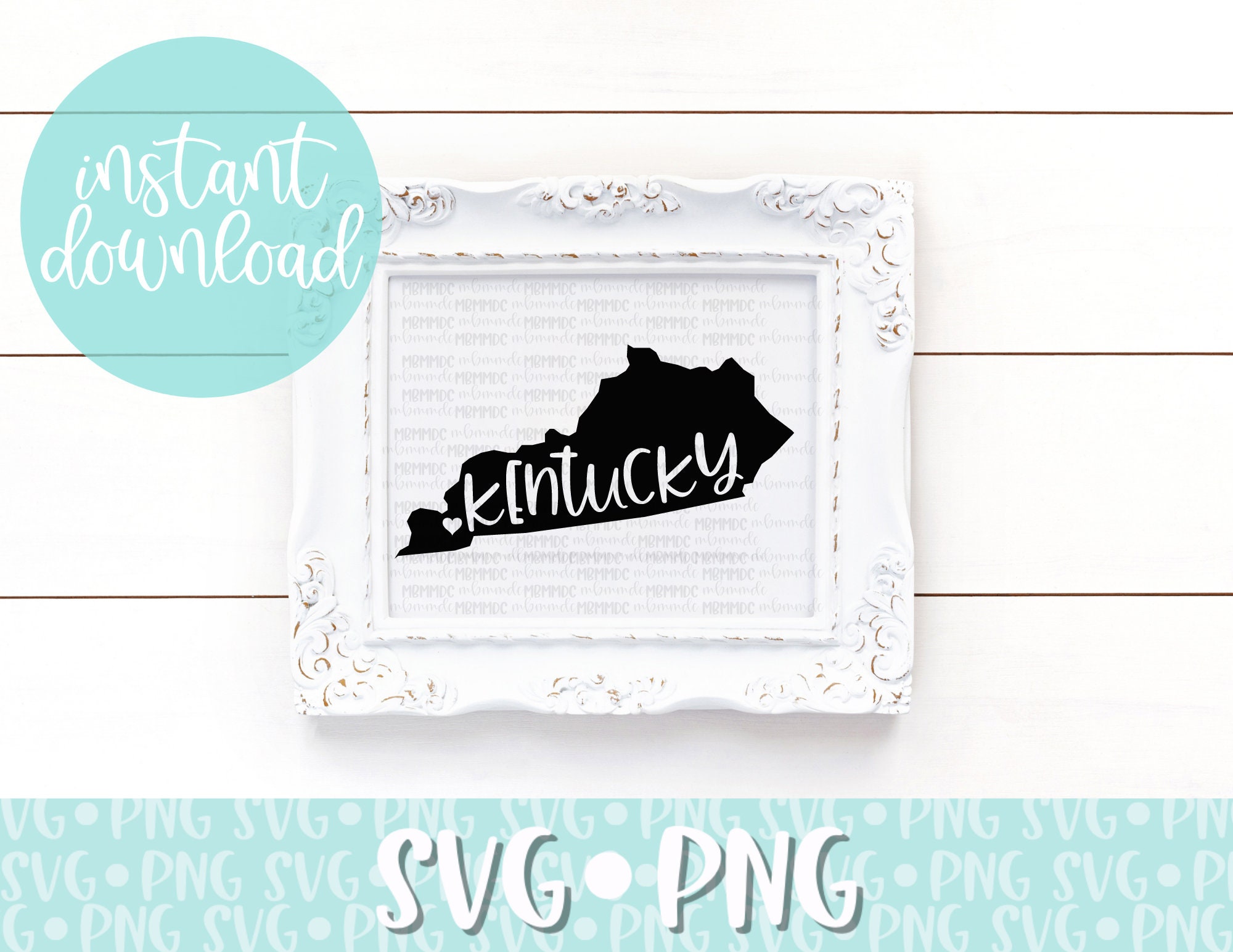 Kentucky SVG State Svg Cut File Kentucky Digital File for | Etsy