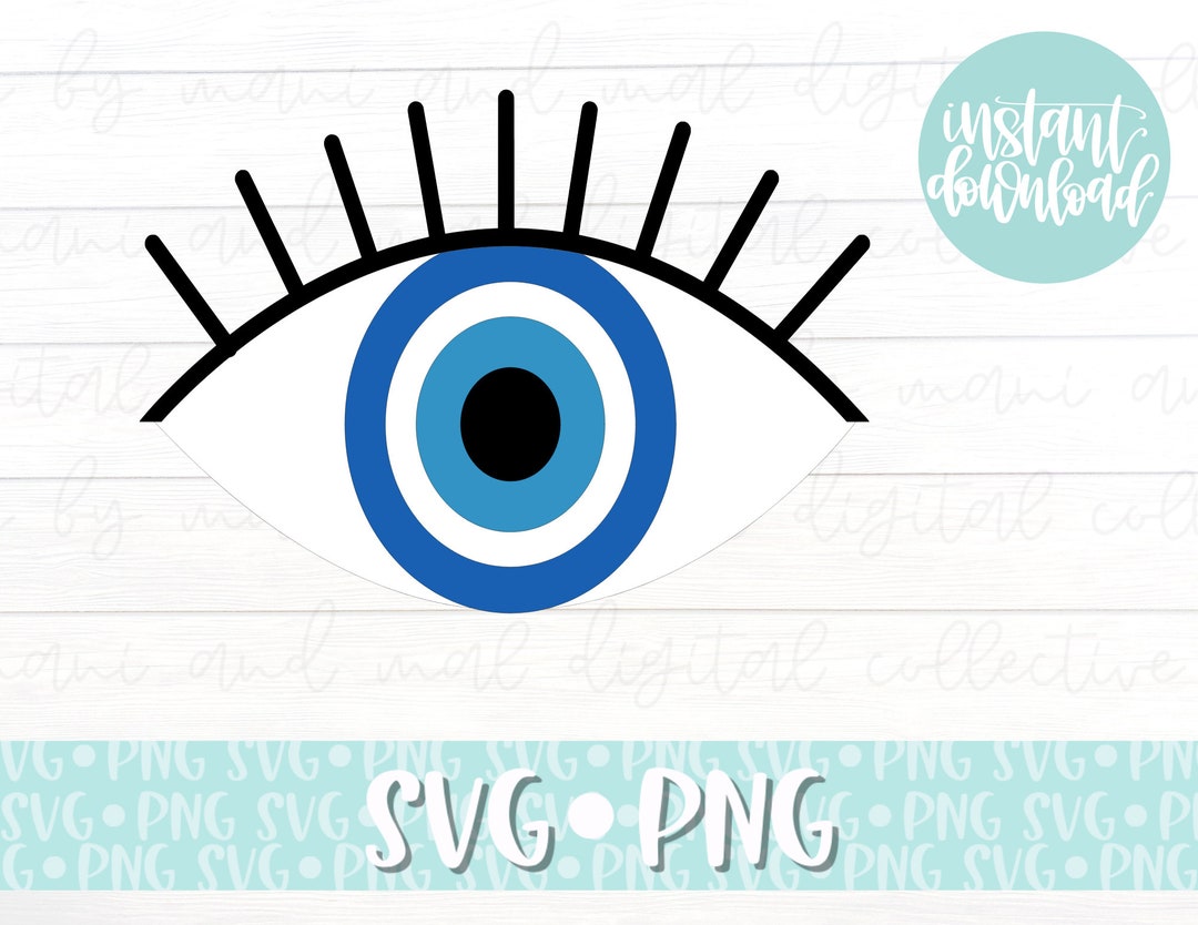 Evil Eye SVG Evil Eye Protection PNG Tumbler SVG Cut - Etsy