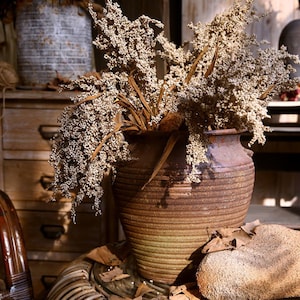Stelo di sorgo artificiale, decorazione di piante autunnali, grano autunnale finto, artigianato rustico di frutta, composizione floreale per matrimonio, ornamento floreale per soggiorno