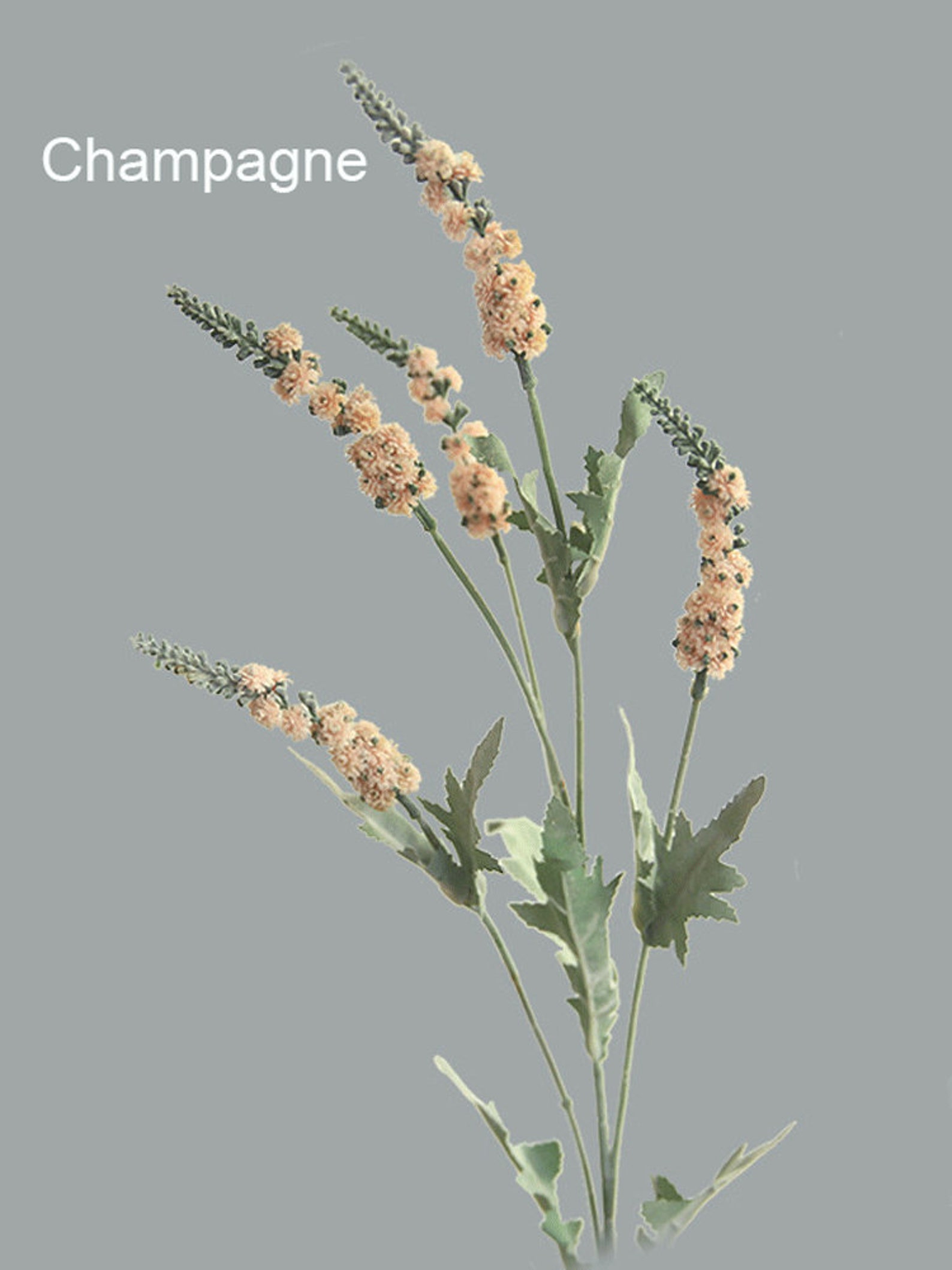 Artificial Sage Stem With Foliage Faux Salvia Officinalis Etsy