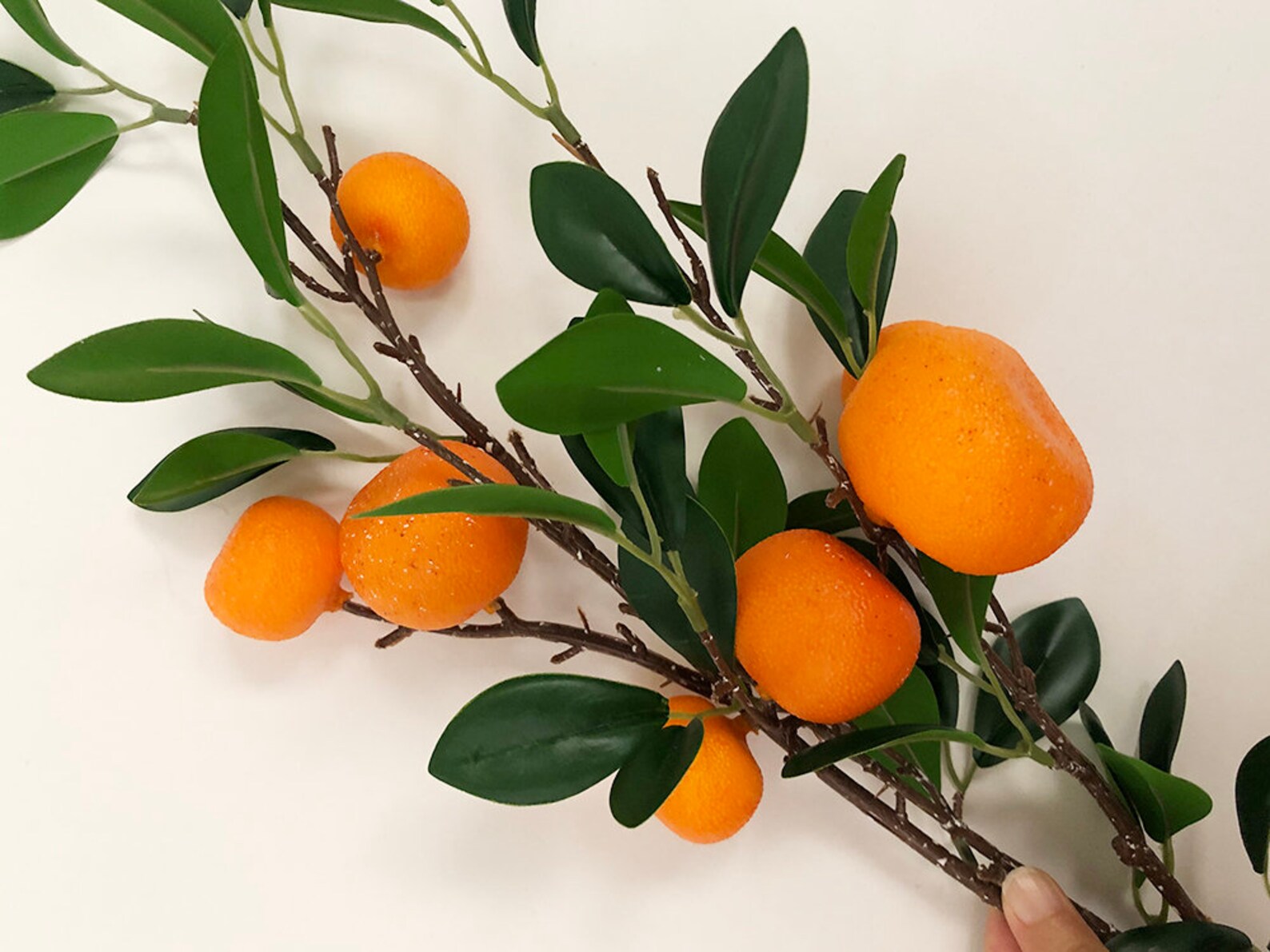 Artificial Orange Fruit Arrangement Fake Kumquat Stem Plastic Etsy