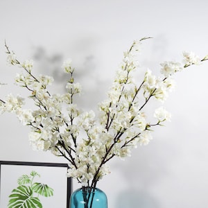 Artificial Cherry Flower Branches Spring Peach - Temu