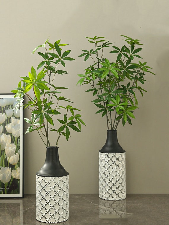Buy Fake Money Tree Branch With Leaves, Pachira Aquatica Twig, Pieris  Japonica Plant, Artificial Flower, Home Greenery Decor, Floral Arrangement  Online in India - Etsy