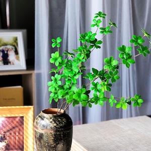 40&quot; Quality Pieris Japonica Leaf Stem Silk Foliage Branch Artificial Greenery Small Tree Twig Home Plant Decor Wedding Greenery Arrangement