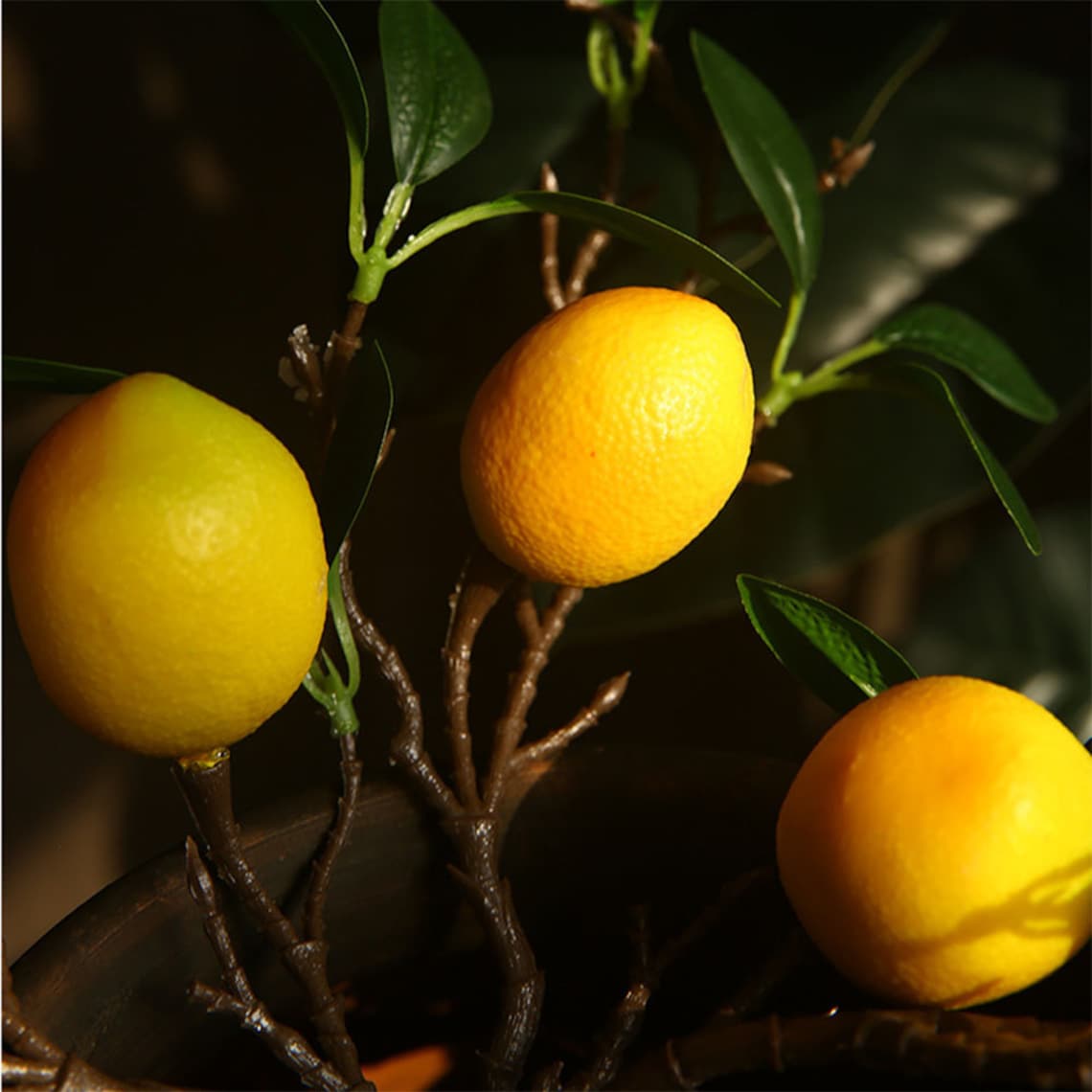 Artificial Small Lemon Tree Branch Fake Fresh Fruit Etsy Singapore