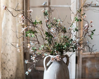 Quality Baby&#39;s Breath Vine Artificial Hanging Cane with Small Flower Home Fake Wildflower Arrangement Wedding Party Floral Decor Material