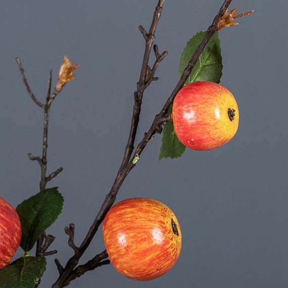 Lot De 6 Pommes Artificielles Réalistes – Décoration Cuisine, Fête, Photographie, Table (Rouge, Vert, Jaune, Rose, Violet)