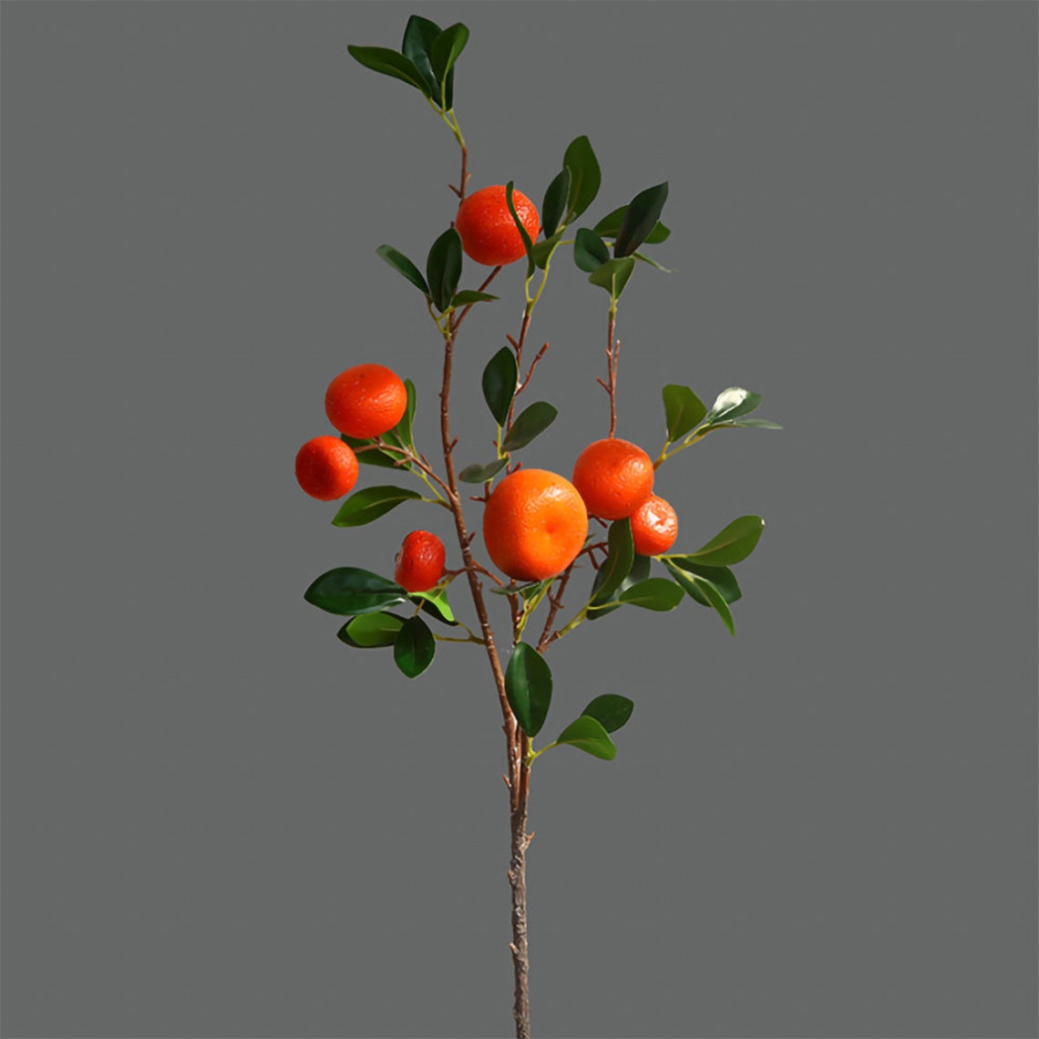 Artificial Orange Fruit Arrangement Fake Kumquat Stem Plastic Etsy