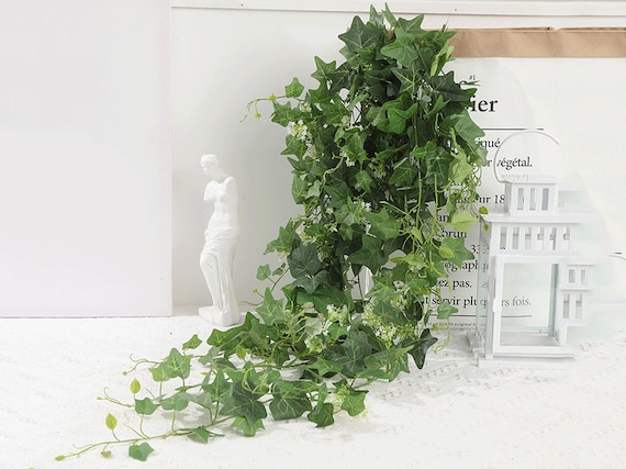 Efeu mit kleiner Blume knstlich, kletternde lange Rebe Wandbehang mit  Blttern, fr Bogen-Kranz-Girlande, Hausblumendekor, Party-Arrangement -  Etsy sterreich