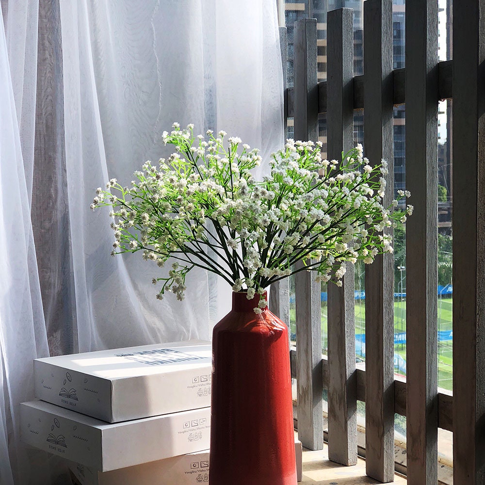 Fake Baby's Breath Stem Artificial Gypsophila Bloom Faux Etsy