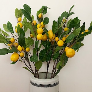 Kunstmatige verse citroen fruit nep kalk arrangement plastic citrusplant rustieke bruiloft decoratie woonkamer etalage display groen