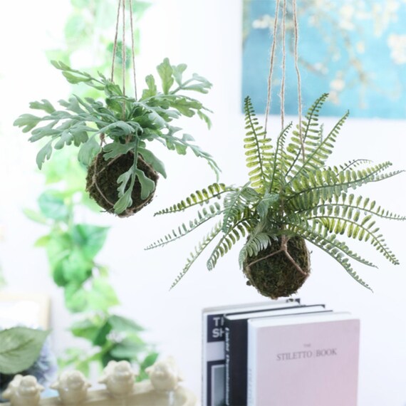 Knstliche Farn Hngekugel, Faux Greenery Dekor, Indoor Topfpflanze, Home  Floral Arrangement, Gartenornament, Esstisch Mittelstck - Etsy Schweiz