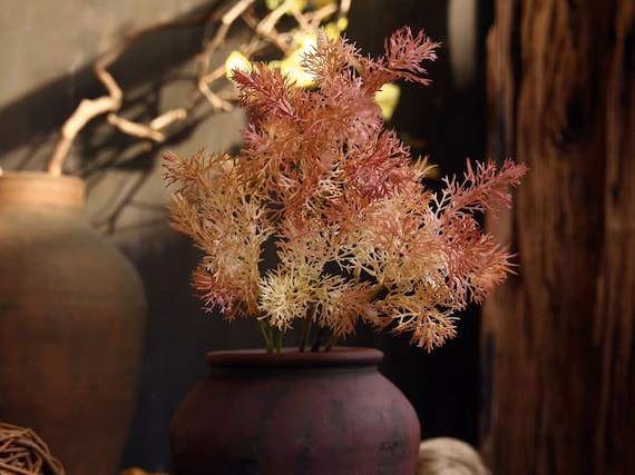 Artificial Wild Grass Stem, Faux Wildflower Decor, Rustic Flower Ornament, Home Party Floral Arrangement, Table Centerpiece, Bouquet Filler