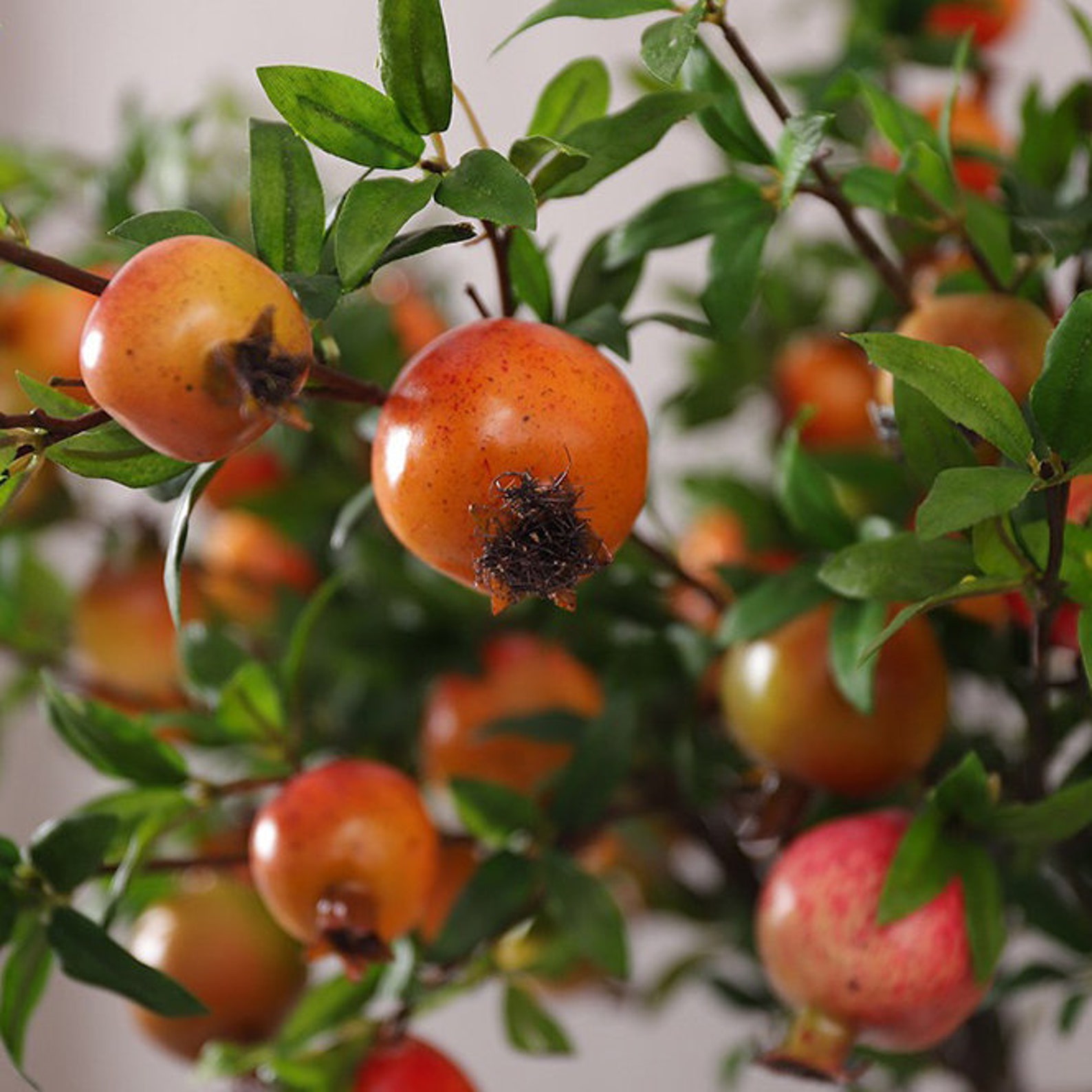 Artificial pomegranate arrangement fake fruit home decoration Etsy