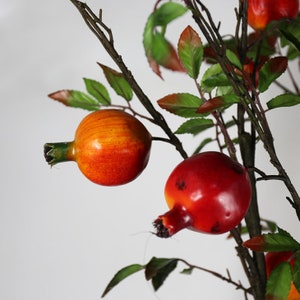 Künstliche Granatapfel-Dekoration Indoor gefälschte | Etsy