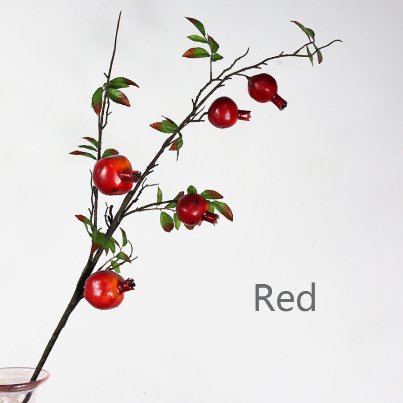 Künstliche Granatapfel-Dekoration Indoor gefälschte | Etsy